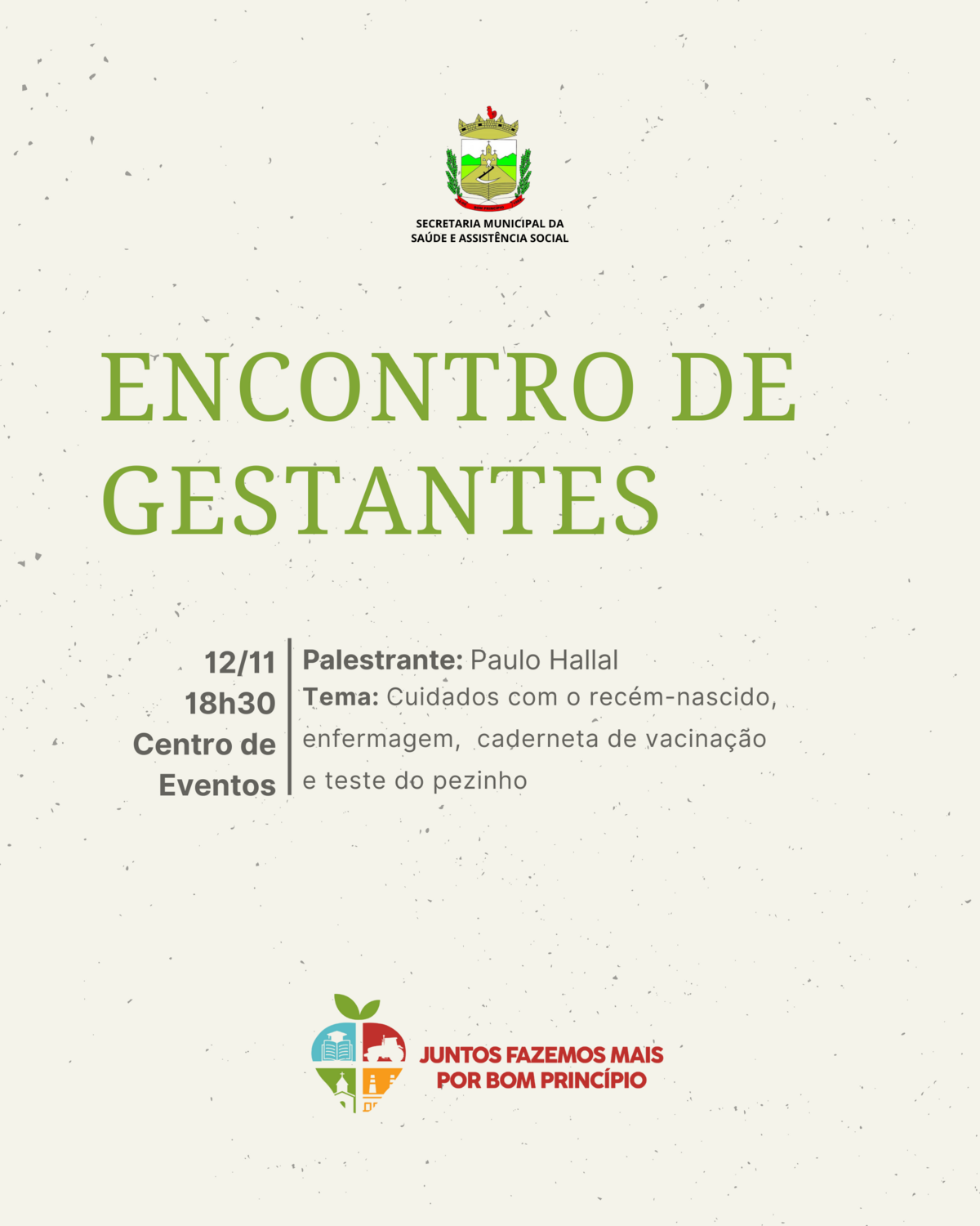 Encontro do Grupo de Gestantes abordará cuidados com o recém-nascido encontro-do-grupo-de-gestantes-abordara-cuidados-com-o-recem-nascido