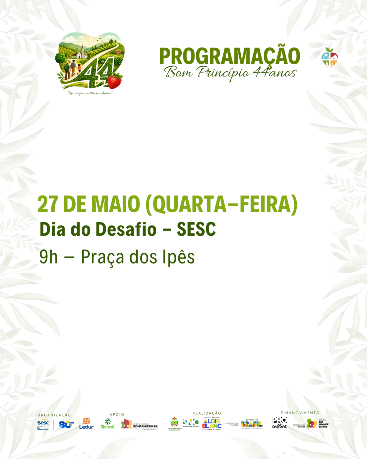 bom-principio-participa-do-dia-do-desafio-2026-nesta-quarta-feira